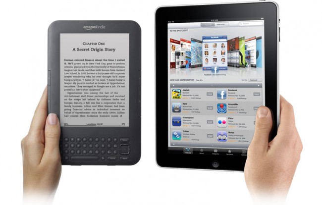 Diferencias de iluminación entre e-readers y tablets