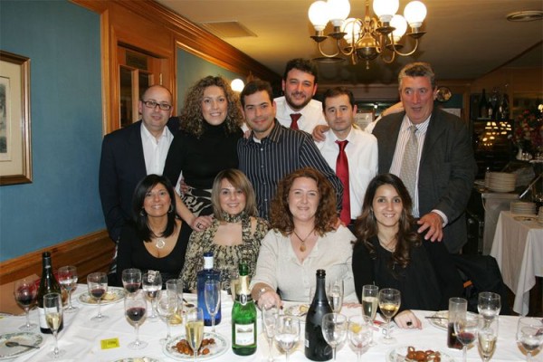 En una cena de FacoElche en la edición en la que colaboró también con nosotros su hijo Santiago Vázquez.