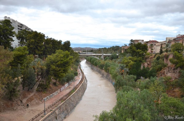 Río Vinalopó crecido